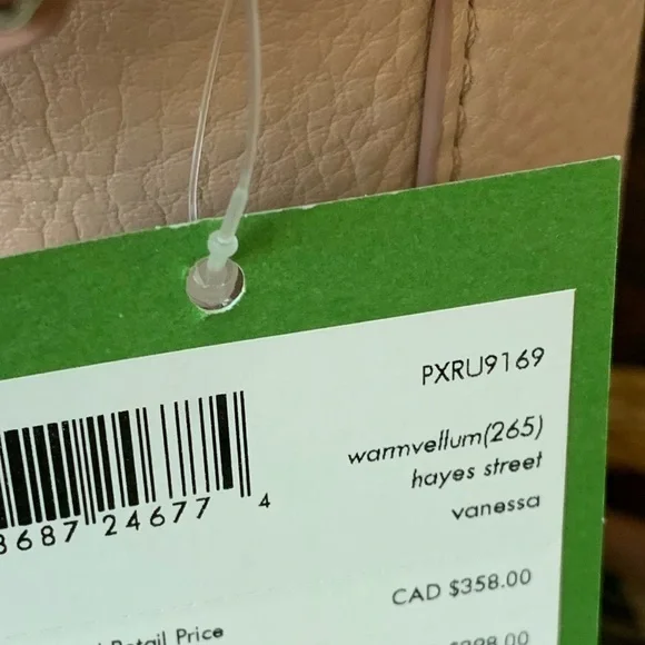 MAKE AN OFFER Hayes street Vanessa warm vellum Kate Spade bucket - Picture 5 of 8